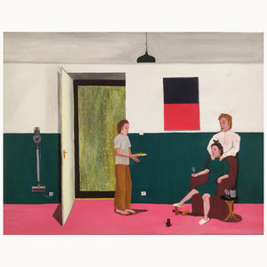 Ölgemälde Jolanda Rendl Love Me, Figurative Kunst, moderne Malerei, Öl auf Baumwolle 80x100cm