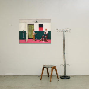 Ölgemälde Jolanda Rendl Love Me, Figurative Kunst, moderne Malerei, Öl auf Baumwolle 80x100cm