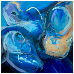 "Untitled #3 von Ségolène de Witt, expressives Ölgemälde auf Leinwand, 50x50 cm, verfügbar bei Kunstohneende"

3. Was jetzt zu tun ist